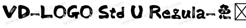 VD-LOGO Std U Regula字体转换